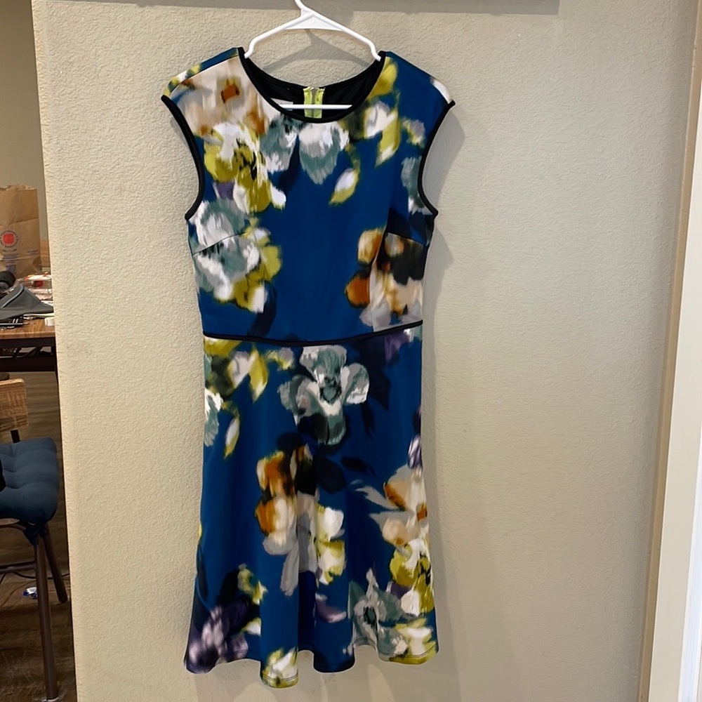 Dress Barn Blue Dress Size 8